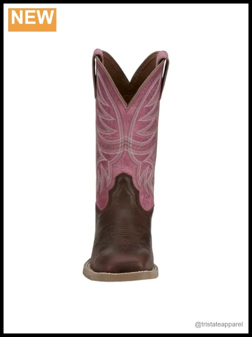 Water Buffalo Cowgirl Boots Square Toe Pull-On Mid-Calf Equestrian Style